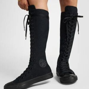 Converse Chuck Taylor All Star XXHi Lace-Up Sneakers- Black